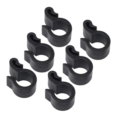 VICASKY 50 Stück Teiliges PE Rohrschellen Schwarz mit Haken zur Tropfbewässerung Langlebige Schlauchschellen zur Befestigung und Aufhängung von Gartenschläuchen für Bewässerungssysteme VICASKY 50 Stück Teiliges PE Rohrschellen Schwarz mit Haken zur Tropfbewässerung Langlebige Schlauchschellen zur Befestigung und Aufhängung von Gartenschläuchen für Bewässerungssysteme von VICASKY