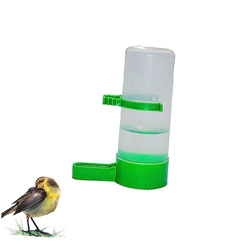 VICASKY 5stücke Vogeltränke Aus Kunststoff Automatische Vogeltränke Mit Trinkwasser-Sprinkler Vogeltränkeschale Geeignet Für Kleine Vögel Und Volieren Spart Und Mühe Beim Befüllen von VICASKY