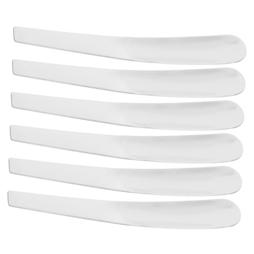VICASKY 6 Stück Teiliges Mini Edelstahl Löffel Flach Poliert Rutschfest Griff Vielseitig für Kaffee Tee Dessert Geeignet Hotel Restaurant Haushalt VICASKY 6 Stück Teiliges Mini Edelstahl Löffel Flach Poliert Rutschfest Griff Vielseitig für Kaffee Tee Dessert Geeignet Hotel Restaurant Haushalt von VICASKY