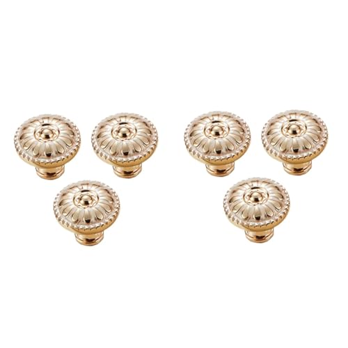 VICASKY 6 Stück Teiliges Pilzförmiges Holz-schrankgriff- Rundes Design mit Muster Robuste Möbelknöpfe für Schränke und Kleiderschränke Einfache Montage Stilvolle Holz Türknöpfe für Zuhause VICASKY 6 Stück Teiliges Pilzförmiges Holz-schrankgriff- Rundes Design mit Muster Robuste Möbelknöpfe für Schränke und Kleiderschränke Einfache Montage Stilvolle Holz Türknöpfe für Zuhause von VICASKY