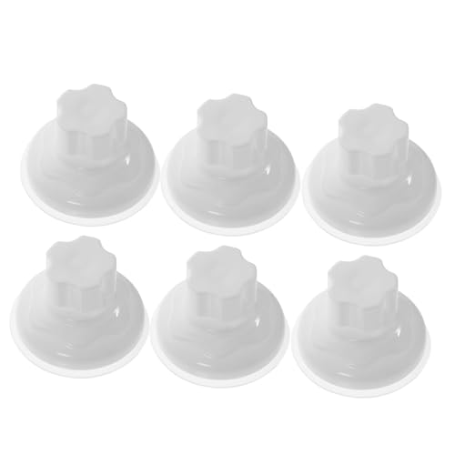 VICASKY 6 Stück Teiliges Saugnäpfe aus Robustem Abs für Fenster und Glatte Oberflächen Vielseitig Einsetzbar als Vogel und Reptilienplattform Einfache Anbringung und Rückstandsfreie von VICASKY