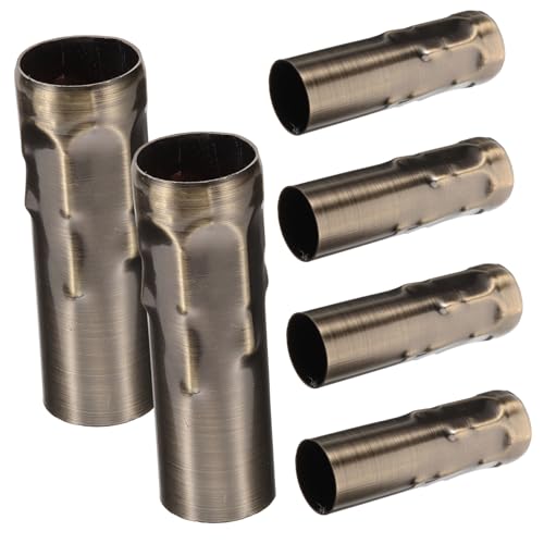 VICASKY 6 Stück Vintage Kronleuchter Lampenhülsen aus Metall Kerzenhülsen DIY Retro Deckenleuchte Ersatzteile Wohnzimmer Beleuchtung Zubehör VICASKY 6 Stück Vintage Kronleuchter Lampenhülsen aus Metall Kerzenhülsen DIY Retro Deckenleuchte Ersatzteile Wohnzimmer Beleuchtung Zubehör von VICASKY