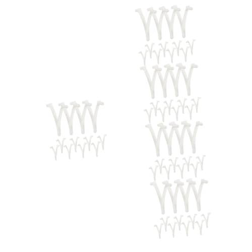 VICASKY 60 Stck. Teiliges Pool Skimmer Net Clips V Form aus Robustem Kunststoff Langlebige Pool Pole Befestigungen für Schwimmbadbürsten Laubrechen und Reinigung Leicht und Vielseitig von VICASKY