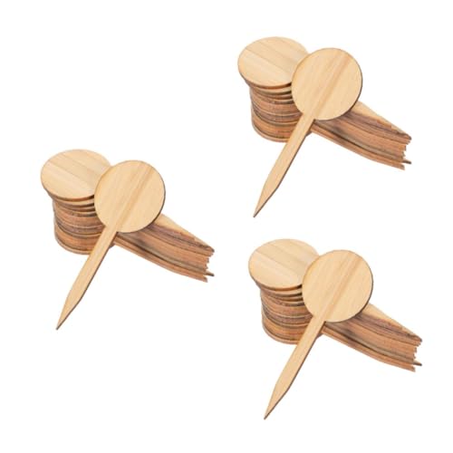VICASKY 60 Stück Teiliges Pflanzenstecker Dicke T Förmige Mini Pflanzenmarkierungen Natürliche Holzfarbe Einfach Einzustecken für Garten Gewächshaus Pflanzenbeschriftung Samen und von VICASKY