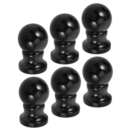 VICASKY 6Stücke Fahnenmast Kugelaufsatz Schwarz Langlebigem Material mit Elegantem Design Passend für Flaggenmasten Einfache Installation VICASKY 6Stücke Fahnenmast Kugelaufsatz Schwarz Langlebigem Material mit Elegantem Design Passend für Flaggenmasten Einfache Installation von VICASKY