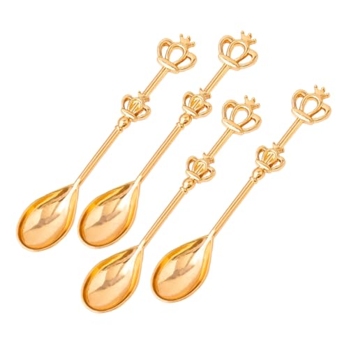 VICASKY 8 Stück Teiliges Edelstahl Kaffeelöffel mit königlichem Design Kreative Teelöffel mit Ergonomischem Griff Spiegelglatte Oberfläche für Hochzeiten Teepartys und VICASKY 8 Stück Teiliges Edelstahl Kaffeelöffel mit königlichem Design Kreative Teelöffel mit Ergonomischem Griff Spiegelglatte Oberfläche für Hochzeiten Teepartys und von VICASKY