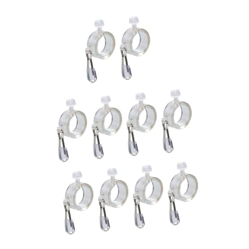 VICASKY 8 Stück Teiliges Fahnenmast Befestigungsringe aus Langlebigem Material Verstellbare Flaggenclips zur Reduzierung von Verwicklungen Einfache Anbringung an Fahnen mit Ösen Geeignet VICASKY 8 Stück Teiliges Fahnenmast Befestigungsringe aus Langlebigem Material Verstellbare Flaggenclips zur Reduzierung von Verwicklungen Einfache Anbringung an Fahnen mit Ösen Geeignet von VICASKY