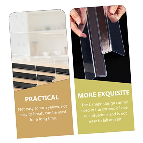 VICASKY 8 Stück Teiliges Förmige PVC Regaltrenner mit Magnet für Schrank und Supermarkt Effektive Organisationstrennwände für Unterschiedliche Bereiche Magnetstreifen VICASKY 8 Stück Teiliges Förmige PVC Regaltrenner mit Magnet für Schrank und Supermarkt Effektive Organisationstrennwände für Unterschiedliche Bereiche Magnetstreifen von VICASKY