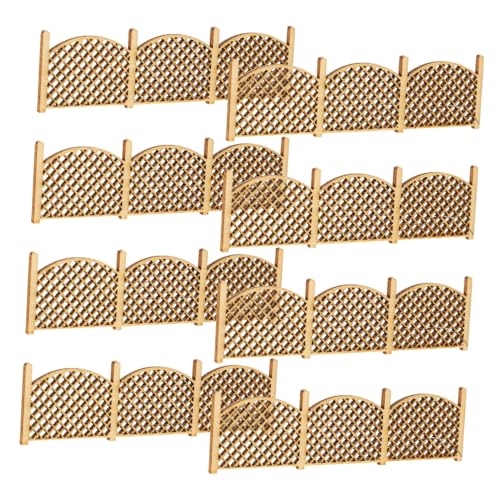 VICASKY 8 Stück Teiliges Mini Holzzaun aus Langlebigem Realistischer Miniaturzaun für DIY Landschaften Puppenhäuser Sandtische und Dekorative Gartenmodelle VICASKY 8 Stück Teiliges Mini Holzzaun aus Langlebigem Realistischer Miniaturzaun für DIY Landschaften Puppenhäuser Sandtische und Dekorative Gartenmodelle von VICASKY