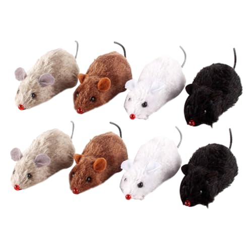 VICASKY 8Stücke Katzen Plüsch Ratten mit Lebensechtem Design Batterie Erforderlich Fördert das Natürliche Jagdverhalten Zufällige VICASKY 8Stücke Katzen Plüsch Ratten mit Lebensechtem Design Batterie Erforderlich Fördert das Natürliche Jagdverhalten Zufällige von VICASKY