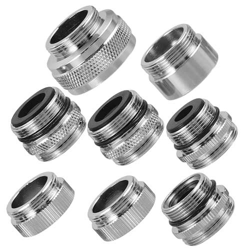 VICASKY 8Stücke Teiliges Wasserhahnadapter Set Flexible Adapter für Gartenschlauch Spülbeckenbrause und Wasserfilter Einfache Installation und Lange Haltbarkeit VICASKY 8Stücke Teiliges Wasserhahnadapter Set Flexible Adapter für Gartenschlauch Spülbeckenbrause und Wasserfilter Einfache Installation und Lange Haltbarkeit von VICASKY
