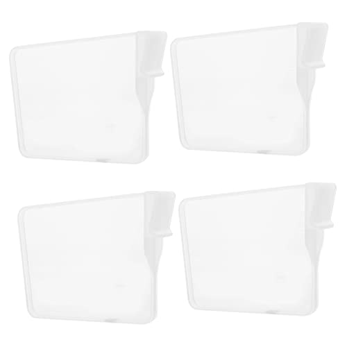 VICASKY 8Stücke Transparente Regalteiler aus Plastik Freie Anpassung für Schränke und Küchenregale Organizer zur Trennung von Handtüchern Geschirr und Gewürzgläsern von VICASKY