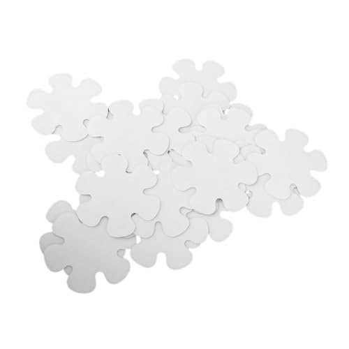 VICASKY 9 Stück Teiliges Anti Blütenförmige Badezimmer Aufkleber Selbstklebend rutschfest für Badewanne Dusche Weiß Langlebig Installieren von VICASKY