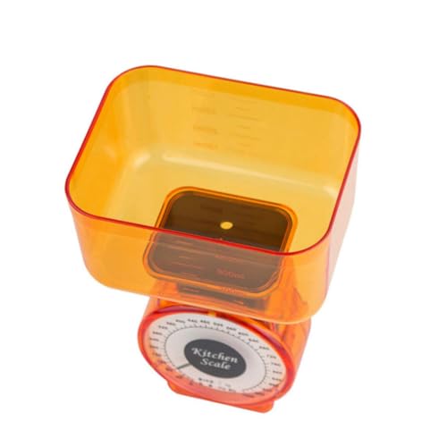 VICASKY Analoge Küchenwaage Mechanisch Kapazität Hohe Präzision Vielseitig zum Backen Kochen Babyernährung Geeignet ohne Batterie Kunststoff Plattform Zufällige Farbe Zufällige Farbe von VICASKY