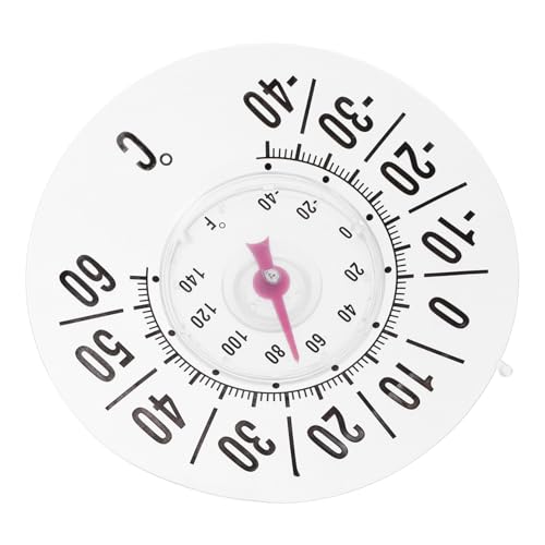 VICASKY Analoges Fensterthermometer mit Starkem Saugnapf Präzises Temperaturmessgerät für Innen und Außen Geeignet für Babyzimmer und Wohnräume Einfach Anzubringen Robustes VICASKY Analoges Fensterthermometer mit Starkem Saugnapf Präzises Temperaturmessgerät für Innen und Außen Geeignet für Babyzimmer und Wohnräume Einfach Anzubringen Robustes von VICASKY