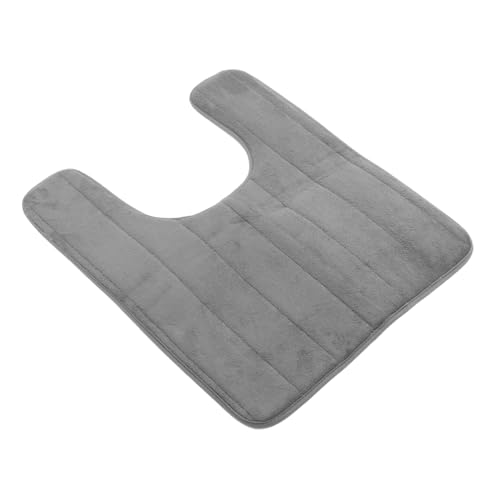 VICASKY Anti-Skid-Teppich Boden Unterlage Badematte Badteppich Badezimmermatten Drinnen Rutschfester Teppich Saugfähig Toilettenvorleger Toilettenmatte Erinnerung B084zm7j1q Dark Grey von VICASKY