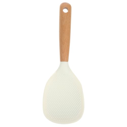 VICASKY Antihaftbeschichteter Reislöffel aus Lebensmittelechtem Hitzebeständig Ergonomisch Geformt für Einfache und Vielseitiges Servieren von Reis Porridge und Weiß von VICASKY
