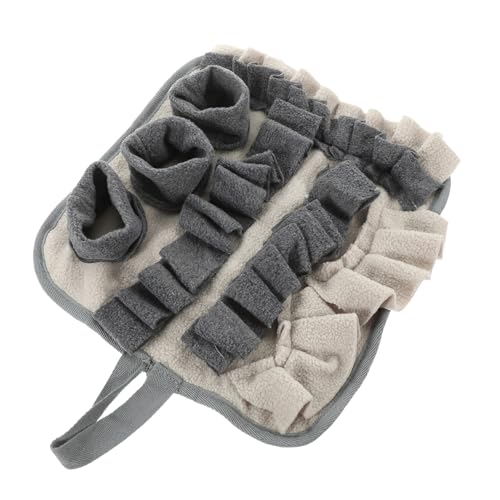 VICASKY Antirutsch Kuscheldecke für Kaninchen Waschbare Schnüffelmatte zur Energieverbrennung und Futteraufnahme als Haustierzubehör und Trainingsmatte von VICASKY