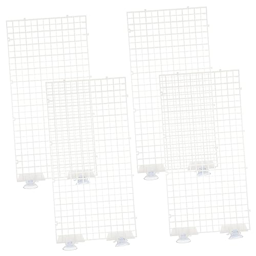 VICASKY Aquarium Gitterplatte Isolationsplatte Für Fischtank Transparent Saugnapf Gespleißt Zubehör Für Aquarium von VICASKY
