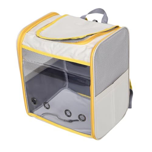 VICASKY Atmungsaktiver Faltbarer Katzenrucksack mit Doppelten Schultergurten Ergonomisch Belüftet Faltbar für Kleine Hunde und Katzen für Sommer Camping Wandern und Outdoor Ausflüge VICASKY Atmungsaktiver Faltbarer Katzenrucksack mit Doppelten Schultergurten Ergonomisch Belüftet Faltbar für Kleine Hunde und Katzen für Sommer Camping Wandern und Outdoor Ausflüge von VICASKY