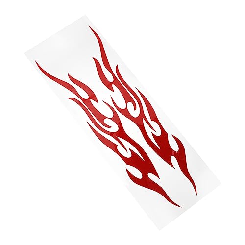 VICASKY Auto Flammenaufkleber Für Motorrad Und Fahrzeugdekoration Große Rote Aufkleber Selbstklebend Wetterfest Für Karosseriedekorationen VICASKY Auto Flammenaufkleber Für Motorrad Und Fahrzeugdekoration Große Rote Aufkleber Selbstklebend Wetterfest Für Karosseriedekorationen von VICASKY