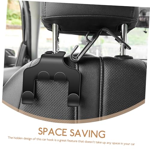 VICASKY Auto Kopfstützenhaken Versteckter Rücksitz Organizer Haken für Handtaschen Geldbörsen Taschen Mehrzweck-aufbewahrung Autohaken Zubehör für Sauberes Fahrzeug VICASKY Auto Kopfstützenhaken Versteckter Rücksitz Organizer Haken für Handtaschen Geldbörsen Taschen Mehrzweck-aufbewahrung Autohaken Zubehör für Sauberes Fahrzeug von VICASKY