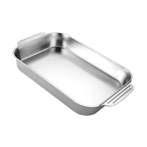 VICASKY Backblech Rechteckige Backform für Kuchen Lasagne und Aufläufe Induktionsgeeignet Langlebig und Vielseitig Einsetzbar der Küche von VICASKY
