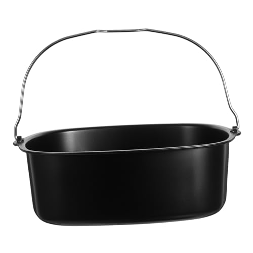 VICASKY Backform Quadratisch Carbonstahl Airfryer Zubehör Hitzebeständig Antihaftbeschichtet für Gleichmäßiges Backen Kuchenform Ersatzkorb für Heißluftfritteuse von VICASKY