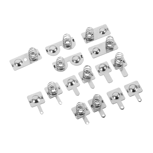 VICASKY Batterie Federkontaktplatte Set Metall Batteriekontakte für Fernbedienungen Kompatibel mit Aa AAA Langlebig und Zuverlässig für Verschiedene Geräte VICASKY Batterie Federkontaktplatte Set Metall Batteriekontakte für Fernbedienungen Kompatibel mit Aa AAA Langlebig und Zuverlässig für Verschiedene Geräte von VICASKY