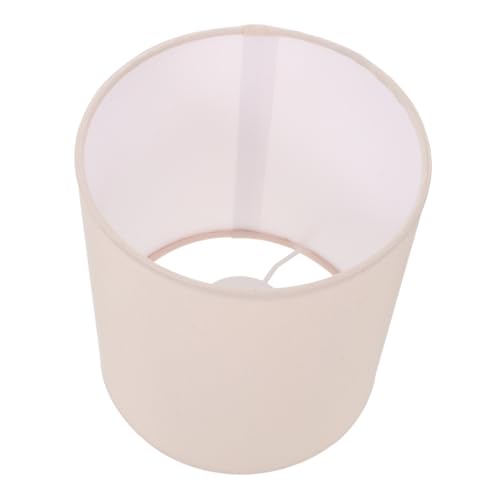 VICASKY Beiger Stoff Lampenschirm Dekorativer Lampenüberzug für Steh- Tisch Wandlampen Weiches Licht für Wohnzimmer Schlafzimmer Esszimmer von VICASKY