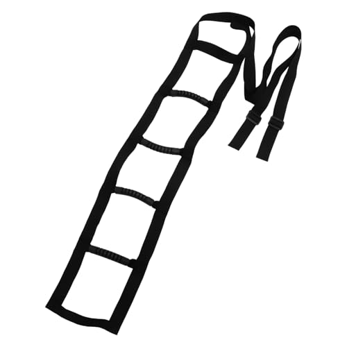 VICASKY Bettleiter Aufrichthilfe mit Gepolsterten Griffen Verstellbarer Bettstütze für Senioren Patienten und Schwangere Einfache Montage Werkzeug Griff Rope Ladder für Sicheres Sitzen von VICASKY