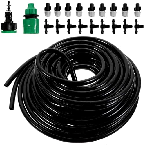 VICASKY Bewässerungssystem Garten DIY Tropfbewässerung mit Verstellbaren Sprühköpfen Wassersparend und Langlebig für Blumenbeete und Pflanzenpflege VICASKY Bewässerungssystem Garten DIY Tropfbewässerung mit Verstellbaren Sprühköpfen Wassersparend und Langlebig für Blumenbeete und Pflanzenpflege von VICASKY