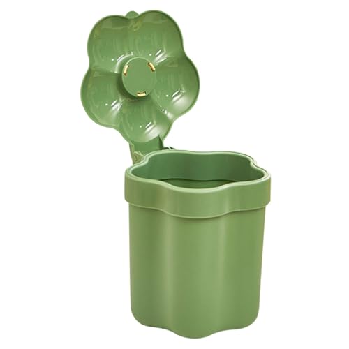 VICASKY Blumentopf Förmiger Desktop Mülleimer aus Robustem Kleiner Dekorativer Papierkorb mit Deckel Kompakter Tischabfalleimer für Zuhause Büro Schlafzimmer Einfach zu Reinigen VICASKY Blumentopf Förmiger Desktop Mülleimer aus Robustem Kleiner Dekorativer Papierkorb mit Deckel Kompakter Tischabfalleimer für Zuhause Büro Schlafzimmer Einfach zu Reinigen von VICASKY