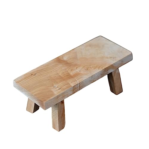 VICASKY Blumentopfständer Schreibtisch Zusammenklappbarer Hocker Kleiner Runder Hocker Stühle Zubehör Dekorativ Mini-hocker Herzstückdekoration Sitter Ornament Pflanzenhocker Drinnen Thuja von VICASKY