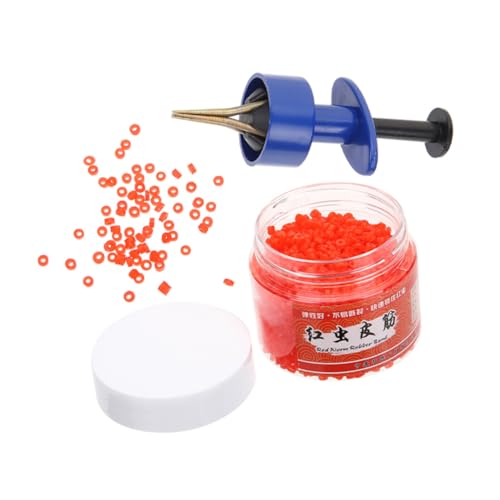 VICASKY Blutwurm Köderclip mit Elastischem Band Tragbarer Angelzubehörhalter aus Robustem Abs Einfach zu Bedienen für Outdoor Fischen für Rote Würmer und Regenwürmer VICASKY Blutwurm Köderclip mit Elastischem Band Tragbarer Angelzubehörhalter aus Robustem Abs Einfach zu Bedienen für Outdoor Fischen für Rote Würmer und Regenwürmer von VICASKY