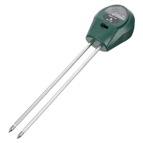 VICASKY Bodenfeuchtigkeitsmessgerät Bodentester Mit Ph-wert-messung Pflanzenwachstumsmonitor Für Bodenfeuchtigkeit Fruchtbarkeit Und Licht Plug-and-Play-Design Ohne Batterie Nadelerkennung von VICASKY