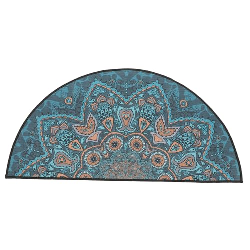 VICASKY Badezimmerteppich im Art- Stil Halbrunde Wasserfeste Antirutschmatte Weicher Polyesterteppich für Eingangsbereich und Bad Waschbare Bodenteppiche Komfortabel und Pflegeleicht VICASKY Badezimmerteppich im Art- Stil Halbrunde Wasserfeste Antirutschmatte Weicher Polyesterteppich für Eingangsbereich und Bad Waschbare Bodenteppiche Komfortabel und Pflegeleicht von VICASKY