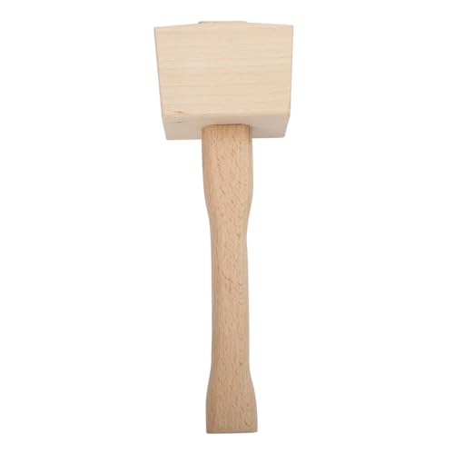 VICASKY Buchenholz Holzhammer Tragbarer Schreinerhammer mit Ergonomischem Griff für Präzises Holzarbeiten für DIY Projekte und Küchenanwendungen Leicht und Einfach zu Transportieren von VICASKY