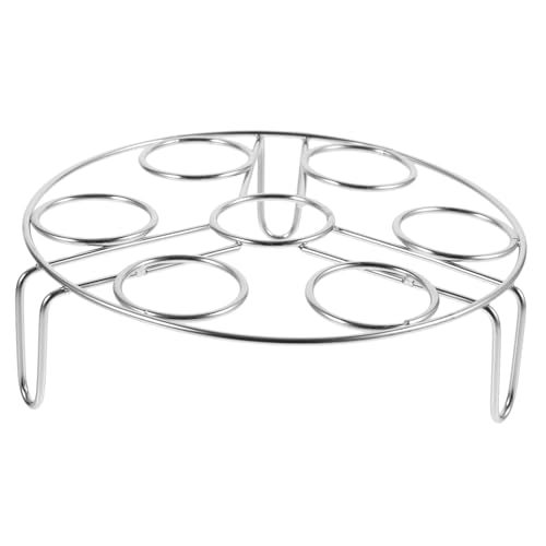 VICASKY Dampfgarer Eierhalter zum Kochen Hitzebeständiges Stabiles Küchen Dämpfgestell für Eier Multifunktionales Dämpfkorb Zubehör für Topf und Pfanne von VICASKY