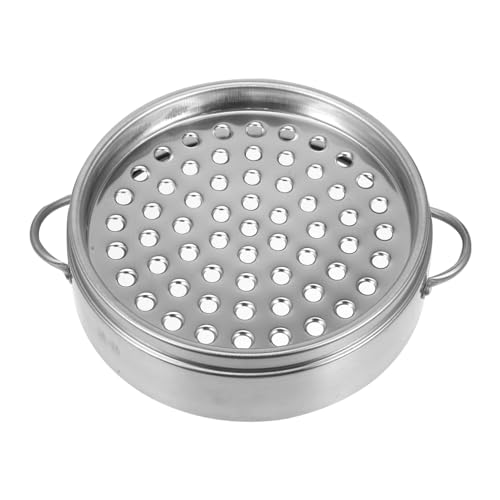 VICASKY Dampfgarer Korb Rundes Steaming Basket mit Ergonomischem Griff Hitzebeständig Gleichmäßige Dampfdurchlässigkeit Multifunktional für Haushalt und Lebensmittelzubereitung von VICASKY