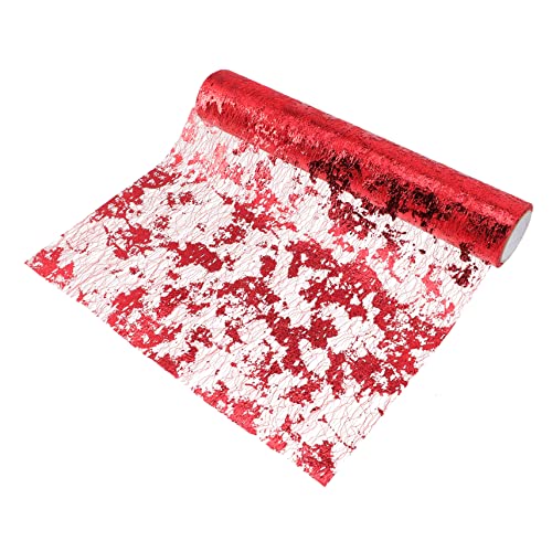 VICASKY Tischläufer aus Polyester Tischdekoration für Hochzeit und Feierlichkeiten Kreative Tischdecke Waschbar Anpassbar in Länge und Form von VICASKY