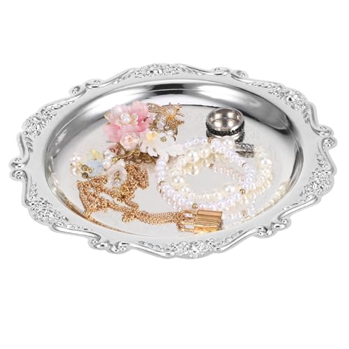 VICASKY Dekoratives Serviertablett für Snacks und Desserts Multifunktionales Tablett für Hochzeiten Partys Schmuckablage Design VICASKY Dekoratives Serviertablett für Snacks und Desserts Multifunktionales Tablett für Hochzeiten Partys Schmuckablage Design von VICASKY