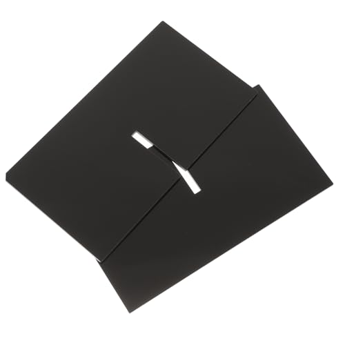 VICASKY Desktop Buchständer für Alltägliches Lesen Kompakter Praktischer Leseständer für Heilige Bücher und Magazine Schwarz Robuste Materialien Design Platzsparend von VICASKY