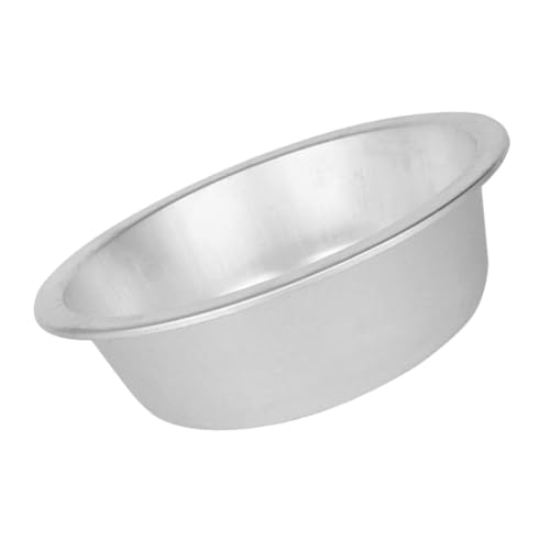 VICASKY Dicker Aluminium Waschbecken Großes Rundes Mehrzweck Spülbecken Gemüsewaschbehälter Leicht Stapelbar für Küche Haushalt und Outdoor Gebrauch von VICASKY