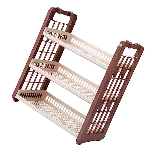 VICASKY Dreistufiges Badregal aus Robustem Kunststoff Wasserdichtes Küchen und Badezimmer Organizer Platzsparendes Multifunktions Standregal für Schlafzimmer Balkon und Arbeitsbereiche VICASKY Dreistufiges Badregal aus Robustem Kunststoff Wasserdichtes Küchen und Badezimmer Organizer Platzsparendes Multifunktions Standregal für Schlafzimmer Balkon und Arbeitsbereiche von VICASKY