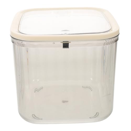 VICASKY Durchsichtiger Mülleimer Aus Kunststoff: Mini-mülleimer Mit Push-top, Kleiner Schreibtisch-papierkorb Mit Deckel Für Schminktisch, Büro, Schreibtisch, Küchenbedarf von VICASKY