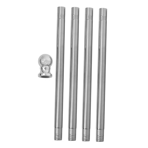 VICASKY Edelstahl Fahnenmast Verstellbar mit Anti verhedderung für Wandmontage Haus Balkon Garten Drehbarer Flaggenhalter für Patio und Rv Robustes Outdoor flagpole Kit von VICASKY