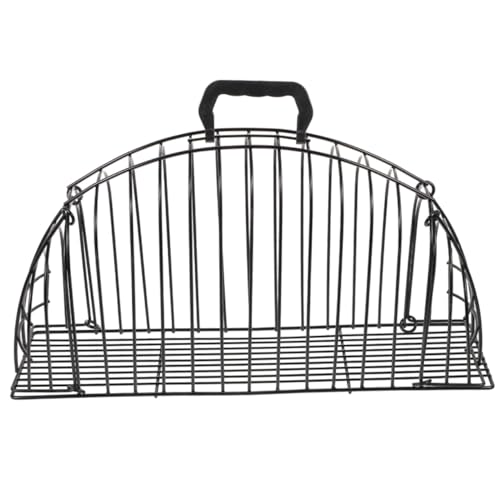 VICASKY Edelstahl Katzen Badekäfig Kratzfest Sicherer Haustier Waschkäfig Für Stressfreies Baden Und Pflege Von Katzen Und Kleinen Hunden von VICASKY