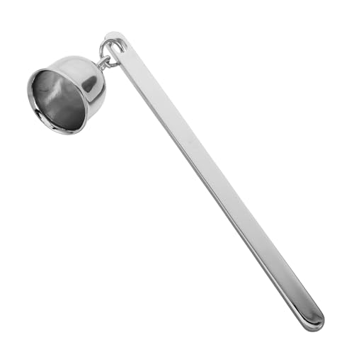 VICASKY Edelstahl Kerzenlöscher mit Langem Griff Retro Kerzenlöscher Zubehör für Sicheres Auslöschen von Duft Dekokerzen Vielseitig Einsetzbar für Zuhause und Besondere Anlässe von VICASKY