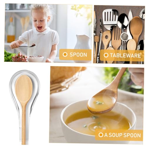 VICASKY Edelstahl Löffelablage Rutschfest Praktische Kochlöffelablage Hitzebeständig für Küchenutensilien Wie Suppenlöffel Spatel Passend Langlebig und Leicht zu Reinigen von VICASKY